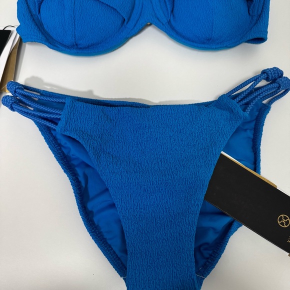 Vix Paula Hermanny Firenze Jade Sweetheart Top Gwen Bottom Bikini Small - Picture 4 of 16